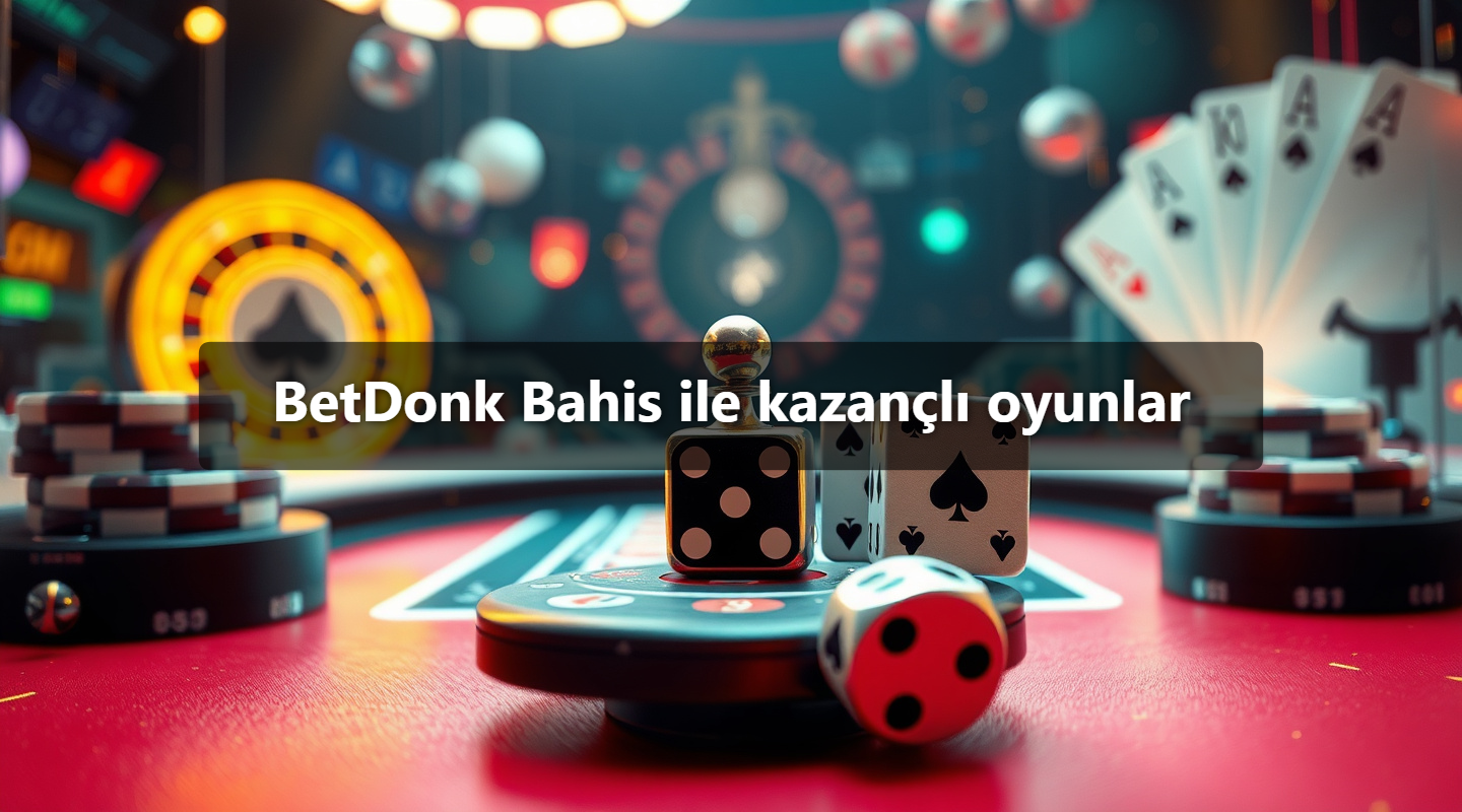 BetDonk Bahis ile kazançlı oyunlar